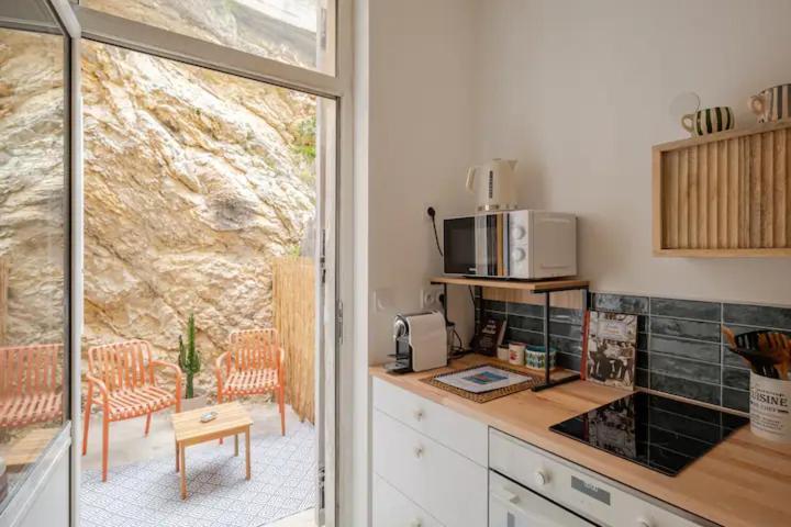 "La Baigneuse" Vallon Des Auffes Marselha Exterior foto